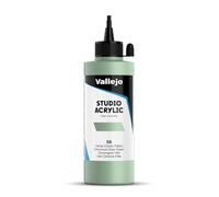 Vallejo ACRYLIC STUDIO, PINTURA ACRÍLICA, 200ML, VERDE CHROMIUM PALIDO, Nº 56