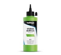 VALLEJO ACRYLIC STUDIO, PINTURA ACRÍLICA, 200ML, VERDE FLUO, Nº 937