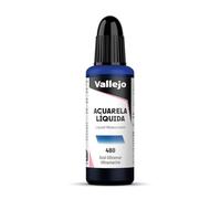 Vallejo - Acuarela líquida 32ml, color azul ultramarino