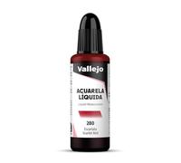 Vallejo - Acuarela líquida 32ml, color escarlata