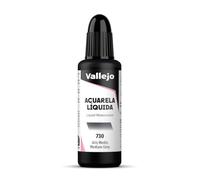 Vallejo - Acuarela líquida 32ml, color gris medio