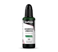 Vallejo - Acuarela líquida 32ml, color verde bosque