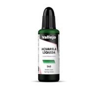 Vallejo - Acuarela líquida 32ml, color verde claro