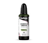 Vallejo - Acuarela líquida 32ml, color verde oliva