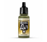 Vallejo aire modelo 17 ml pintura Acrilica, color US Light Green