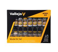 Vallejo British Airset - Set de pintura acrílica (16 unidades), multicolor