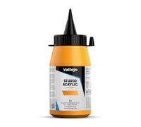Vallejo - Colores acrílicos studio 500ml, color amarillo anaranjado