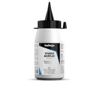 Vallejo - Colores acrílicos studio 500ml, color blanco titanio anatase