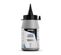 Vallejo - Colores acrílicos studio 500ml, color plata