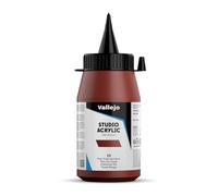 Vallejo - Colores acrílicos studio 500ml, color rojo óxido de hierro