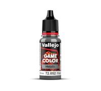 Vallejo Game Color Pintura Acrílica Silver Acabado Mate, 18 ml. Autonivelante y Sistema BSL