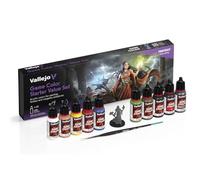 Vallejo Game Color Starter Value Set - Set de Iniciación Pintura Acrílica para Miniaturas - 10 Colores de 18ml + Pincel + Miniatura Exclusiva