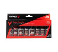 Createx Vallejo Set Pintura Acrílica Game Color Inks - 8 tintas transparentes 18 ml con cuentagotas