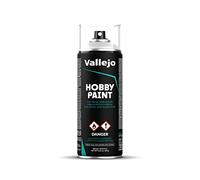 Createx Vallejo Imprimación Spray Gris 400 ml - Mate autonivelante, 2 difusores