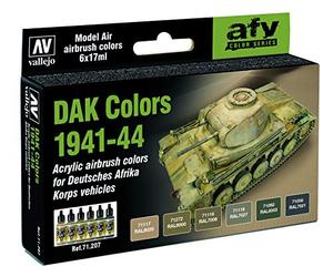 Vallejo Juego de aire modelo AV -DAK Colors 1941-1944