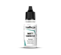 Createx Vallejo Barniz acrílico Matt Varnish, mate a base de agua, incoloro 18 ml