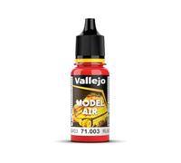Vallejo Model Air Pintura Acrílica a Base de Agua en Color RLM23 Rot de Acabado Mate para Aerógrafo. Pintura en Botella de 18 Ml con Cuentagotas para Modelismo y Maquetas