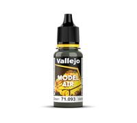 Createx Vallejo Pintura acrílica Model Air – base agua, mate, para aerógrafo – Verde OTAN 18 ml
