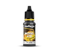Vallejo Model Air Pintura Acrílica Black Grey Acabado Mate, 18 ml. para Aerógrafo para Modelismo y Figuras