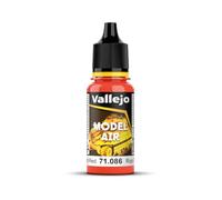 Createx Vallejo Pintura acrílica para aerógrafo Model Air Light Red – Acabado mate 18 ml