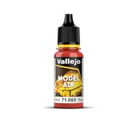 Createx Vallejo Pintura acrílica para aerógrafo Model Air Rojo acabado mate 18 ml