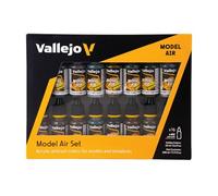 Vallejo Model Air Set - Pinturas de acrílico (15 x + 1 RLM pintura Mate)