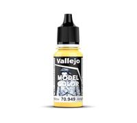 Createx Vallejo Pintura Acrílica Model Color Amarillo (Light Yellow) 18 ml Mate Autonivelante BSL