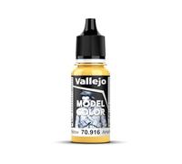 Createx Vallejo Pintura acrílica Model Color Amarillo (Sand Yellow) Mate 18 ml para modelismo