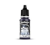 Createx Vallejo Pintura Acrílica Model Color Azul (Oxford Blue) Mate 18 ml Autonivelante BSL