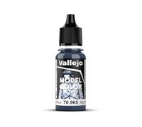 Createx Vallejo Pintura acrílica Model Color Azul (Prussia) acabado mate autonivelante BSL 18 ml