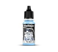 Createx Vallejo Pintura Acrílica Model Color Azul (Sky Blue) Mate 18 ml Autonivelante Sistema BSL