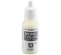 Createx Vallejo Pintura acrílica Model Color Blanco (Ivory) 17 ml
