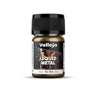 Vallejo Model Color Pintura Acrílica Dorado (Metales) Acabado Mate, 35 ml. Autonivelante y Sistema BSL para Modelismo y Figuras