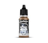 Vallejo Model Color Pintura Acrílica Marrón (Brown Sand) Acabado Mate, 18 ml. Autonivelante y Sistema BSL para Modelismo y Figuras