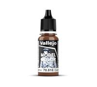 Createx Vallejo - Pintura acrílica Model Color - Mate, BSL, autonivelante - Rojo (Red Leather) 18 ml