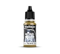 Createx Vallejo Pintura acrílica Model Color Verde (Green Ochre) Acabado mate Autonivelante 18 ml