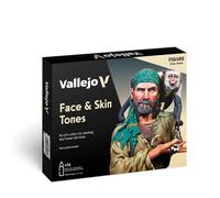 Createx Vallejo – Set de pinturas Model Color 70258 – Tonos de rostro y piel – 16×18 ml