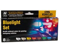 Vallejo Model - Pintura acrílica para aerógrafo (8 unidades), colores variados