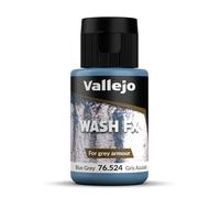 Createx Vallejo Pintura acrílica Model Wash Gris Azulado 35 ml – Base agua, Mate, Cuentagotas