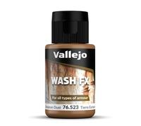 Createx Vallejo Pintura acrílica Model Wash Tierra Europea – Lavado a base de agua, mate – 35ml