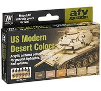 Vallejo Modelo Air Set - Colores modernos del desierto de EE. UU