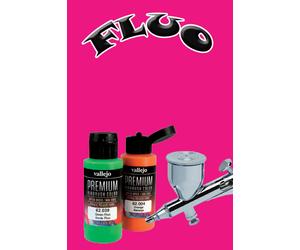 Vallejo Premium Airbrush Acrylic Color Acrílico Aerógrafo 62035 Rose Fluo 60ml