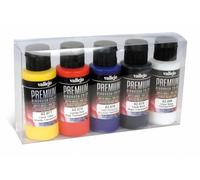 Createx Vallejo – Premium Color 60 ml Candy Color – Set de 5