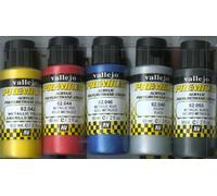 Createx Vallejo – Set de pintura 062103 – Metalizada – 5 x 60 ml