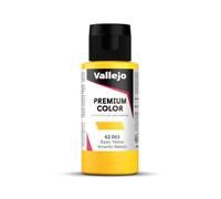 Createx Vallejo Pintura acrílica Premium Amarillo básico (62003)