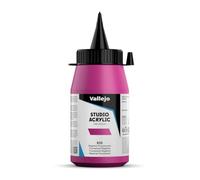Vallejo : Studio Acrylic Paint : 500ml Pot : Magenta Fluorescent
