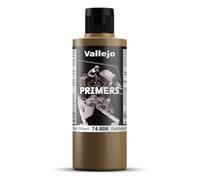 Vallejo Surface Primer Color Imprimación Acrílica Color Gelbbraun RAL8000 200 Ml. Primer de Acabado Mate para Aerógrafo de Secado Rápido y Gran Adherencia para Figuras y Maquetas