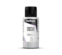 Vallejo Textile Color 40571 Metallic Silver (60ml)