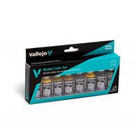 Vallejo VALLEJO-3070108 70108 Model Color Set 8 Col, Surtido, 17 ml (Paquete de 8) (3070108)