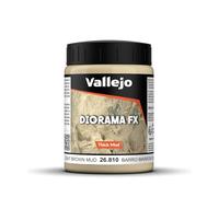 Createx Vallejo Pintura acrílica Weathering Effects Marrón claro – Acabado realista 200 ml